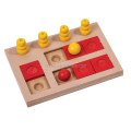 Lernspielzeug Holzhaustierpfoten-Puzzle-Spielzeug